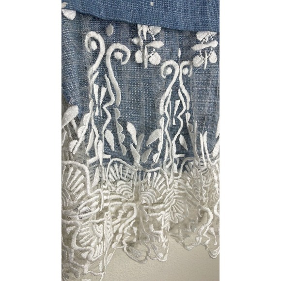 SEA NEW YORK EMBROIDERED SHORT SLEEVE TOP SIZE 0 - Picture 8 of 8